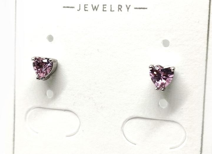 Серьги гвоздики женские Сердечки Киев - изображение 1