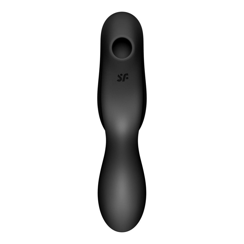 Вакуумный стимулятор с вибрацией Satisfyer Curvy Trinity 2 Black Sex Aura Киев - изображение 4