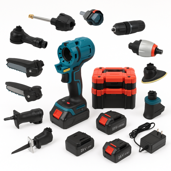 Дриль шуруповерт викрутка з насадками, Шуруповерти акумуляторні li, Набори інструментів для авто ND-27 Львів