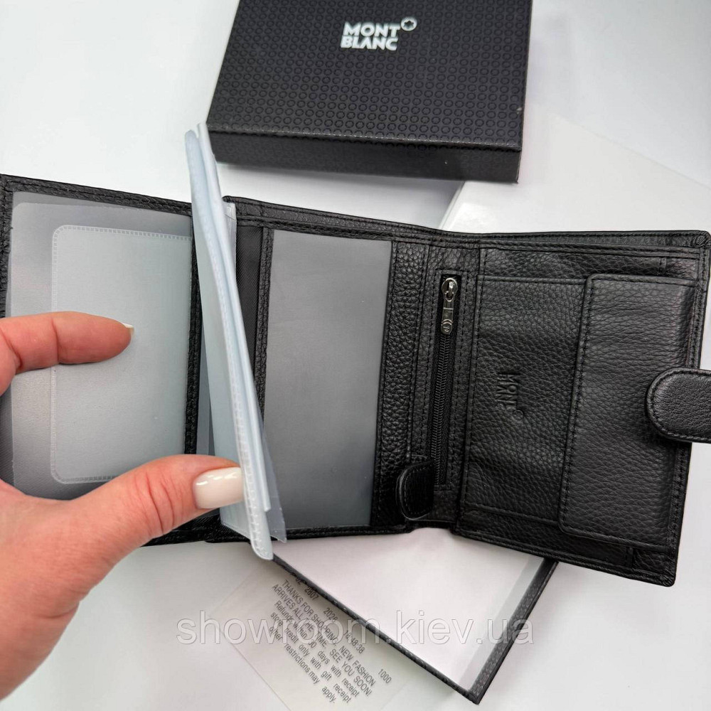 Мужской кошелек на кнопке MB (6602) Киев - изображение 7