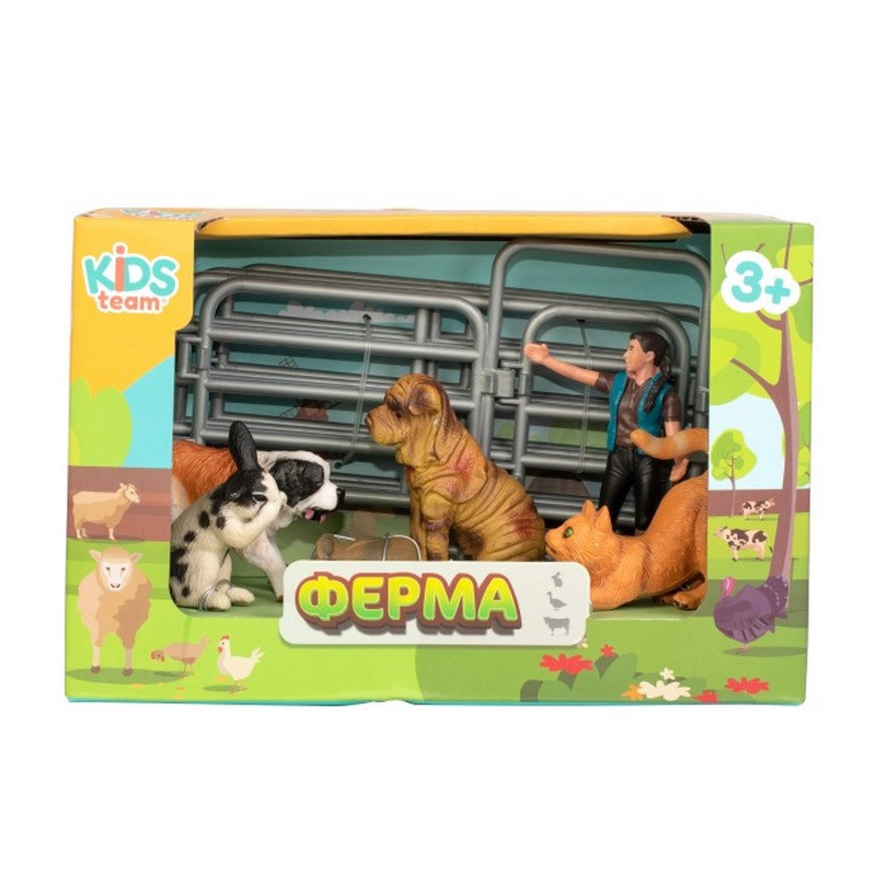 Дитячий іграшковий набір "Ферма" Q9899-X13_2 собаки, кішка, кролик Вінниця - фото 2