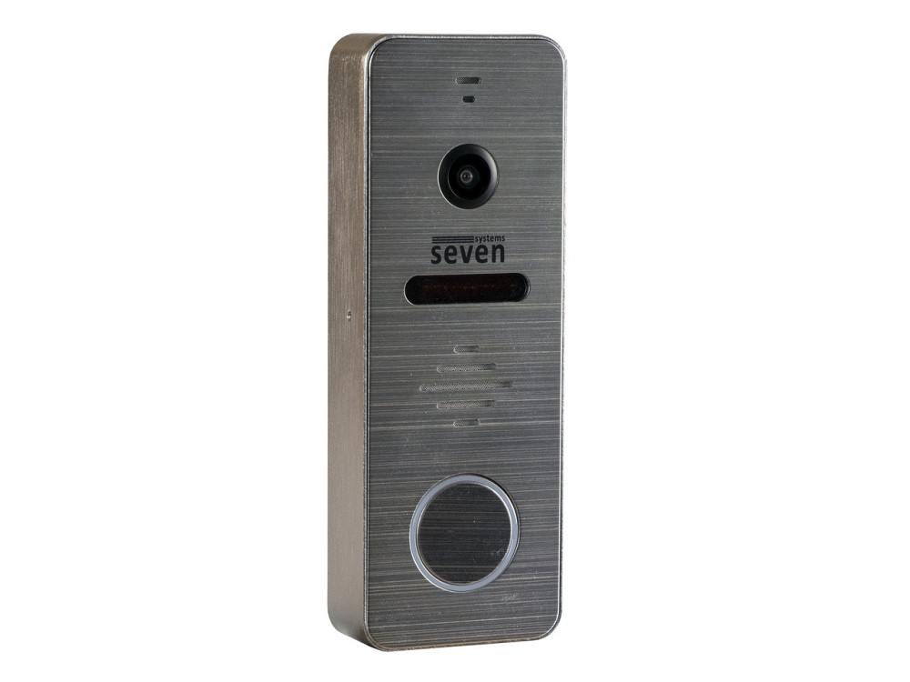 Вызывная панель домофона SEVEN CP-7504 FHD silver Киев - изображение 2