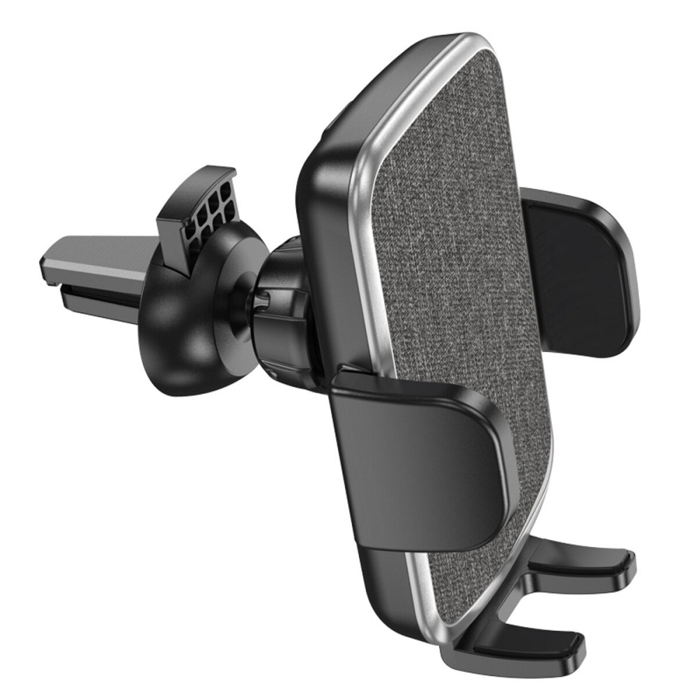 Тримач для мобільного HOCO CA94 Polaris push-type air outlet car holder Black Київ - фото 3