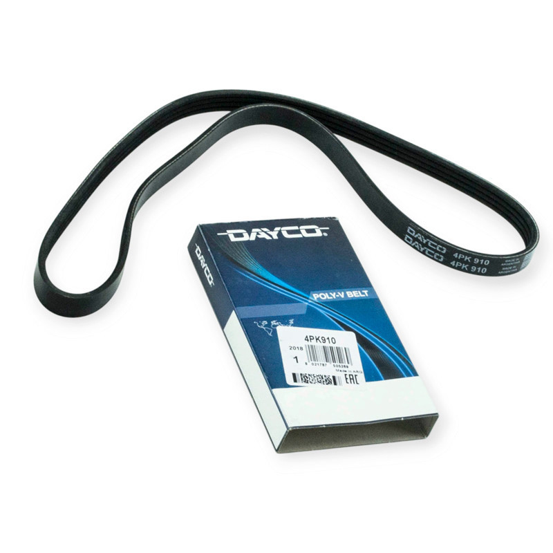 Ремень ручейковый Матиз 4PК910 c ГУР и конд. генератора Мукачево - изображение 1