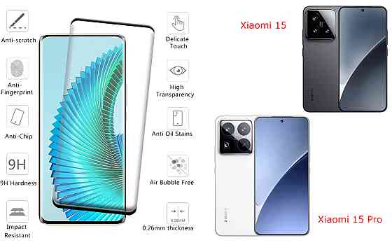 Захисне скло HyperGlass Pro для Xiaomi 15, Xiaomi 15 Pro – максимальна чутливість та захист Київ