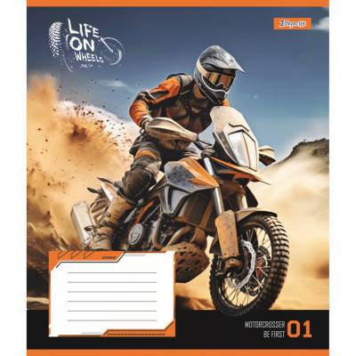 Зошит 1 вересня 1В Life on wheels 48 аркушів лінія (767117) Вінниця - фото 6