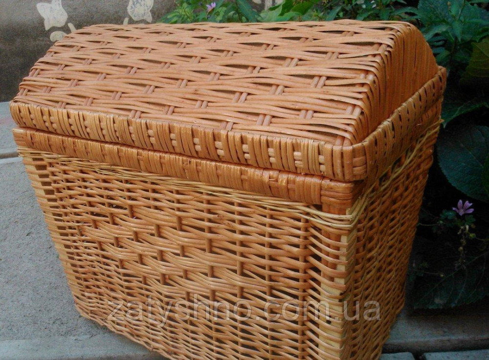 Маленька плетена скриня з лози Київ - фото 4