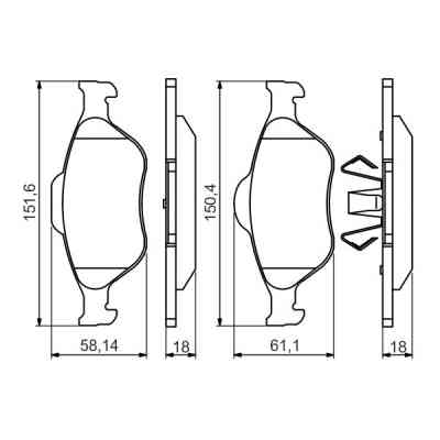 Тормозные колодки Bosch 0 986 495 220 Винница