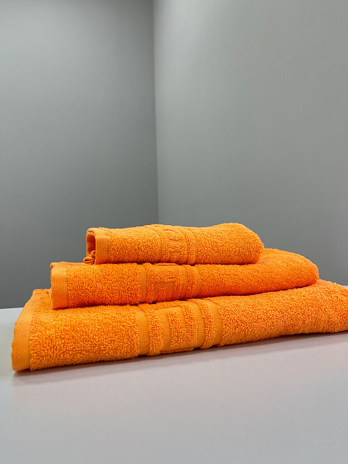 Махровое полотенце Ideal Textile Greek 33х60 см оранжевый (56860580) Черновцы - изображение 6