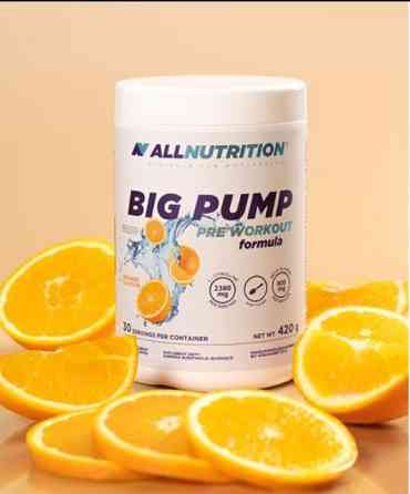 Предтренировочный комплекс Allnutrition Big Pump Pre Workaut Formula 420g Апельсин Киев