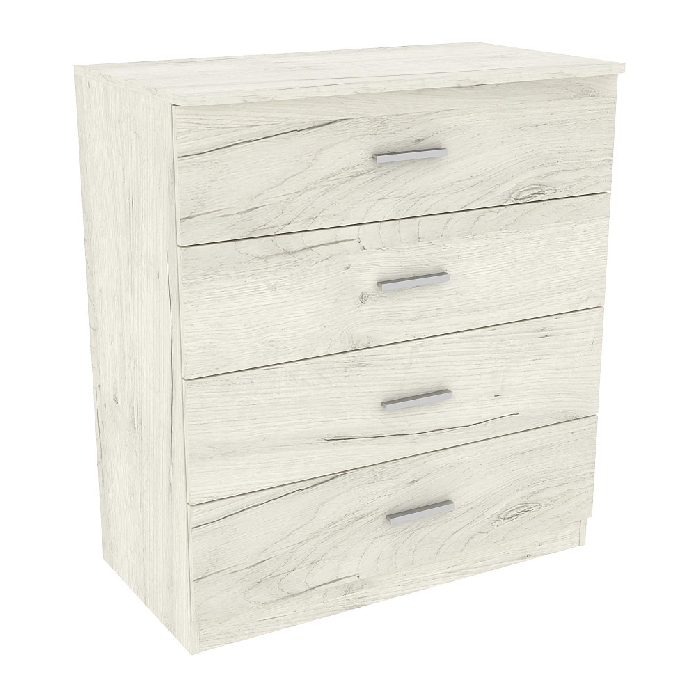 Комод Сабрина №1, Дуб Крафт Білий, 900/500/1000 Львов - изображение 1