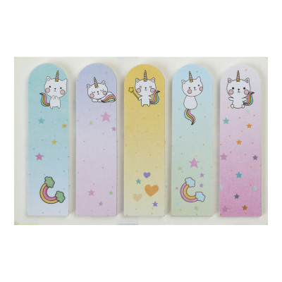 Стикер-закладка ZiBi бумажные KIDS Line Catycorn 45x12 мм 5 x 20 листов (ZB.15106) Винница - изображение 1