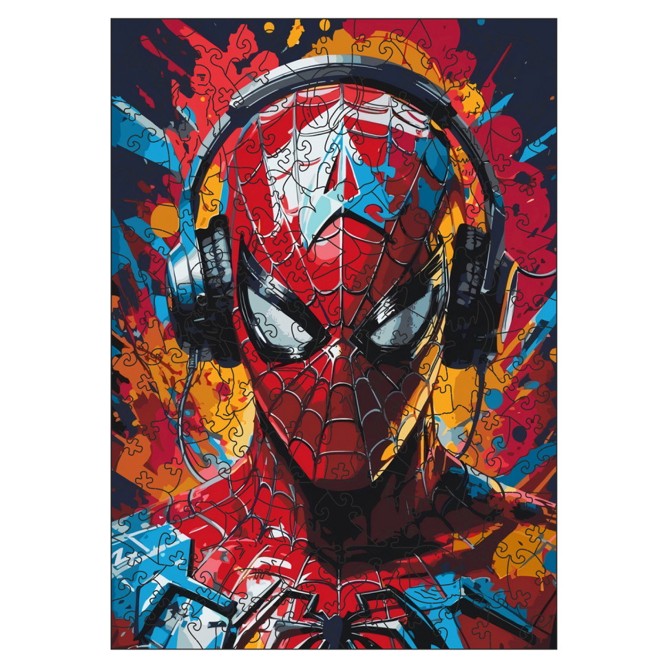 Фигурный пазл из дерева 