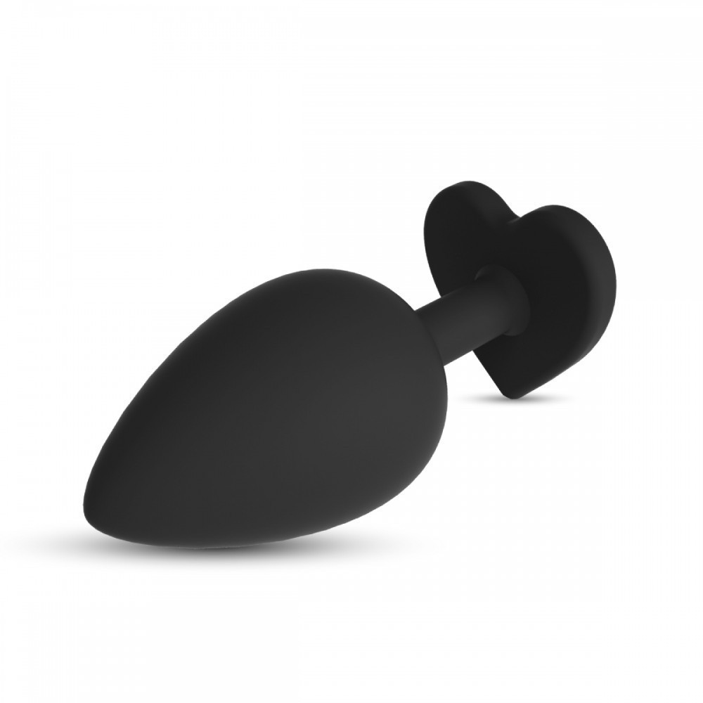 Анальная пробка Cuore Crushious, со сменными кристаллами, силиконовая, черная, 7 х 2.7 см, размер S Sex Aura Киев - изображение 7