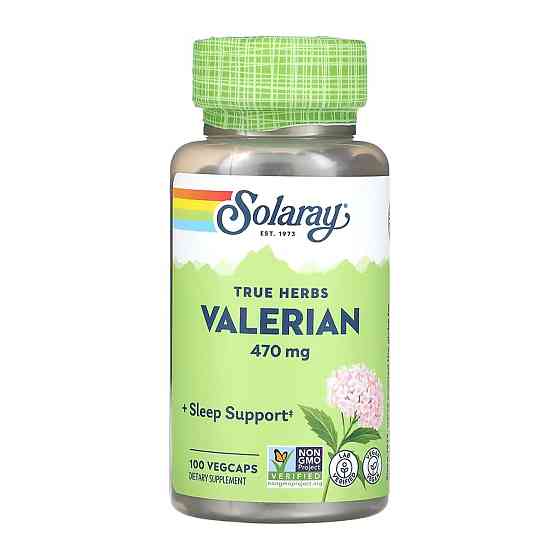 Экстракт валерианы Solaray Valerian Root 470 мг 100 капсул Луцк