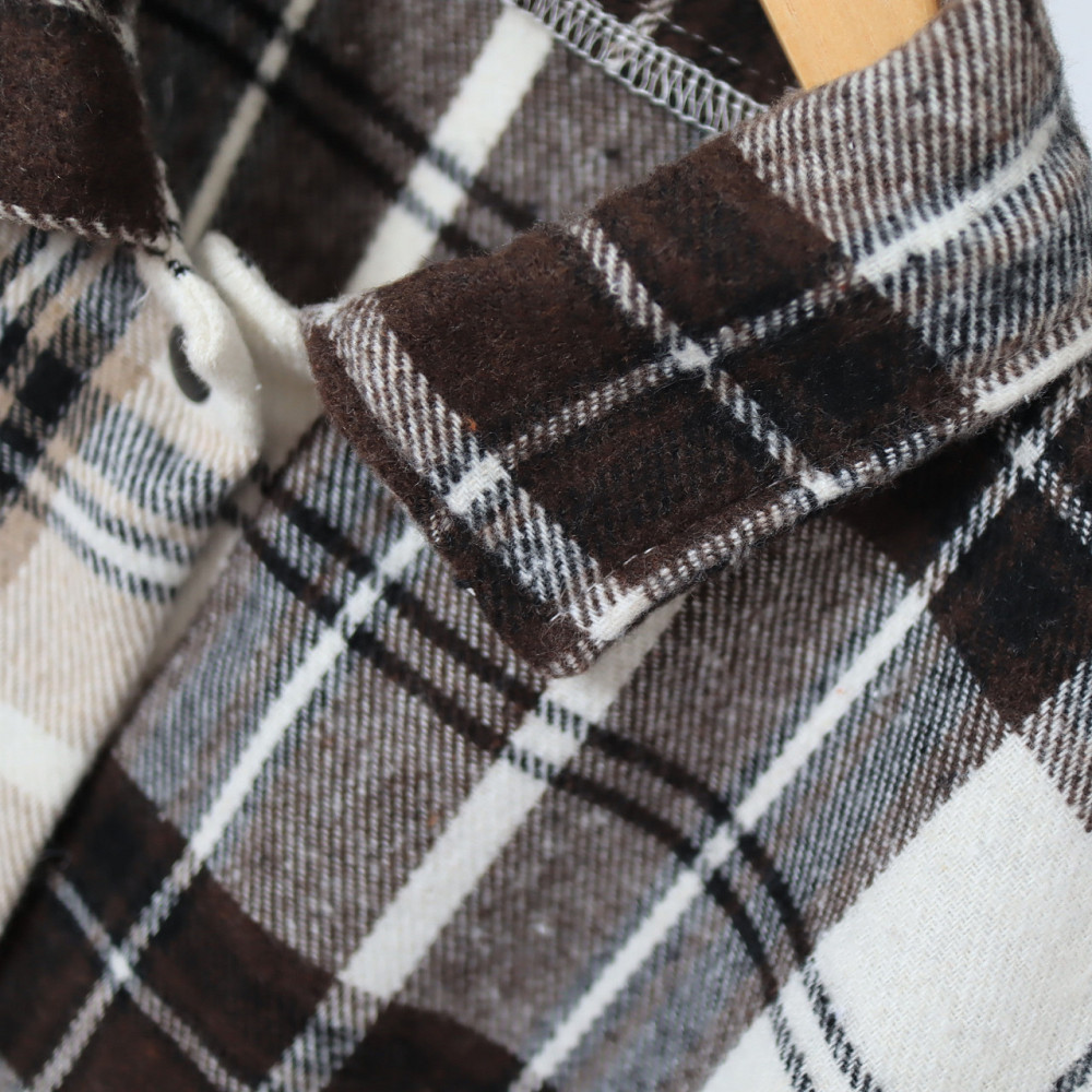 Трендовые парные теплые рубашки в клетку женская и мужская Каменец-Подольский - изображение 10