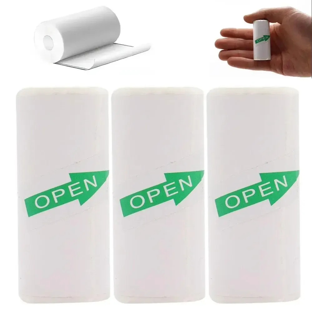 Портативний міні принтер + Подарунок 3шт Клейкий термопапір / Дитячий термопринтер / Принтер для телефону Київ - фото 9