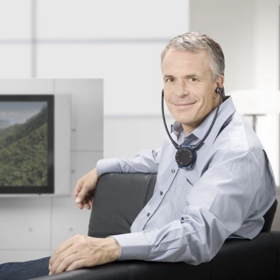 Беспроводная ТВ-система Sennheiser Set 840-TV премиум-наушники для телевизора со стетоскопическим креплением для пожилых людей Киев