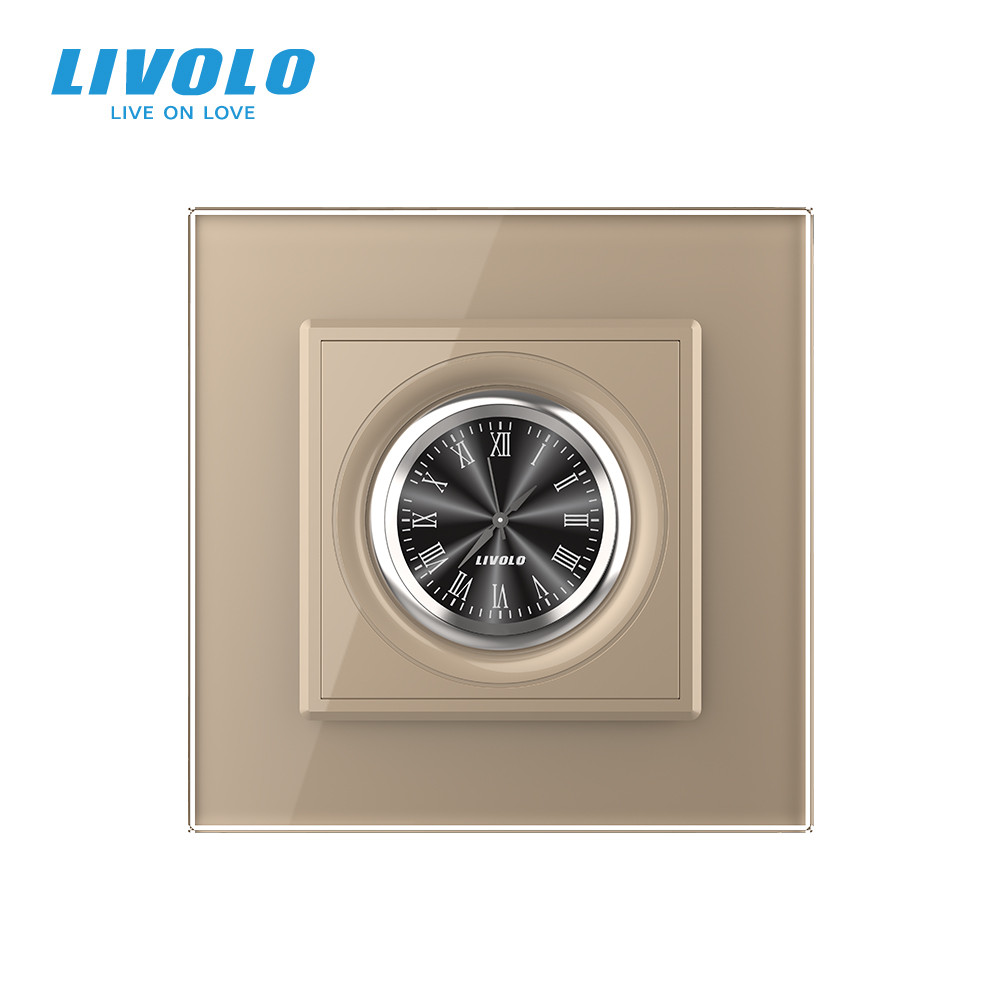 Годинник механічний Livolo золото скло (VL-C7FCCL-2AP) Коломыя - изображение 2