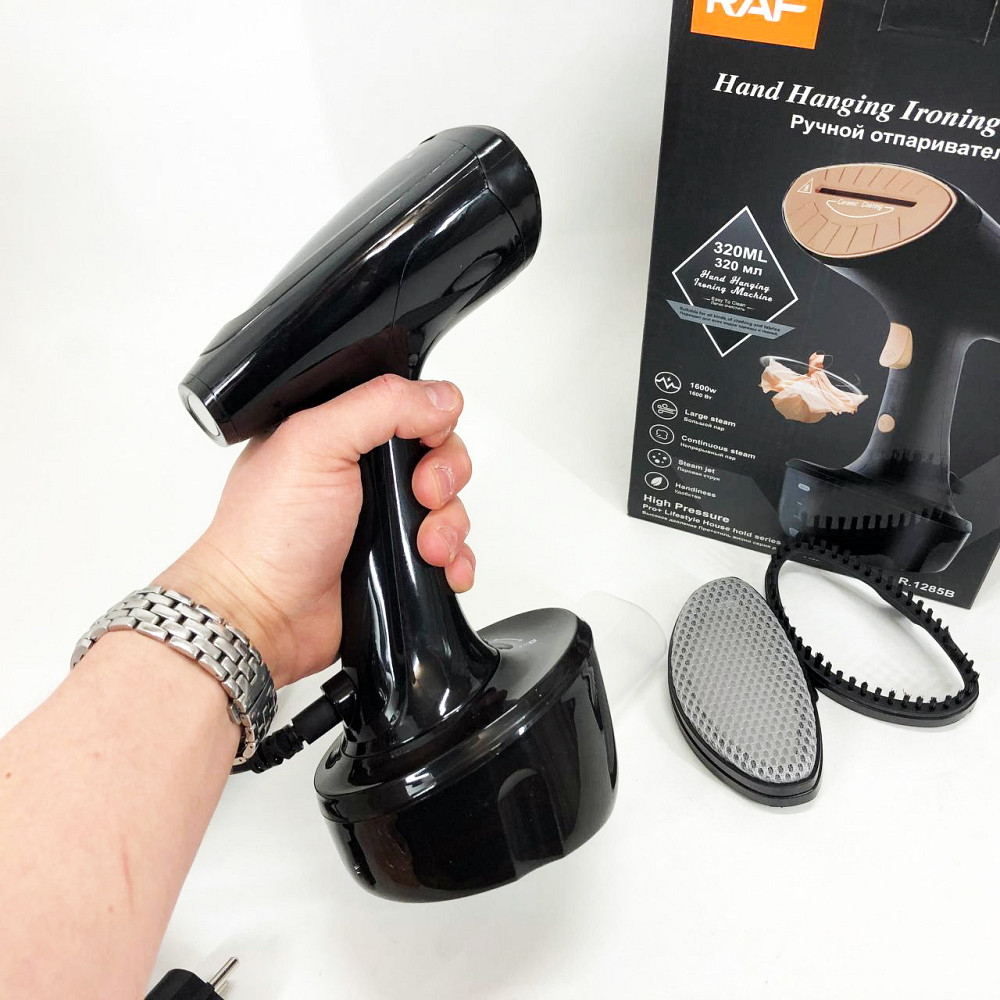 Професійний ручний відпарювач RAF R.1285 1600 Вт, Портативний ручний вертикальний відпарювач CH-55 Львів - фото 3