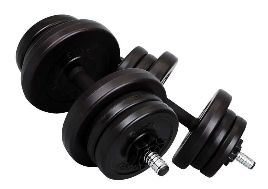 Гантелі 2 по 10,5 кг розбірні складальні для дому домашні Київ - фото 2