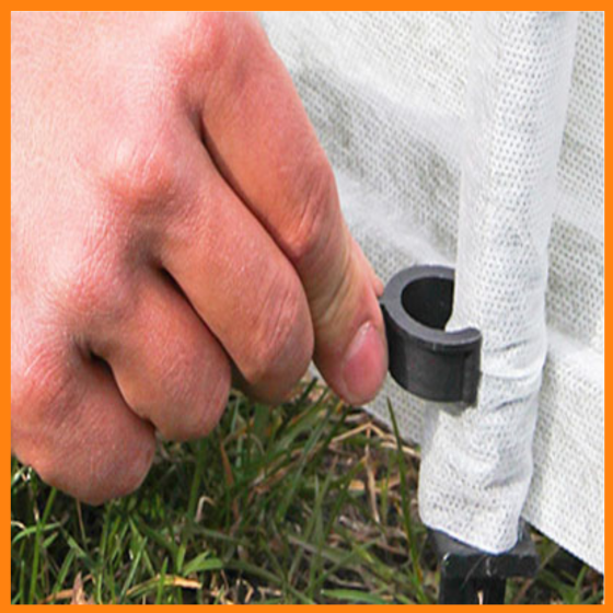 Комплект (кілочки 20 + кліпси 20) для парника-теплиці Дніпро