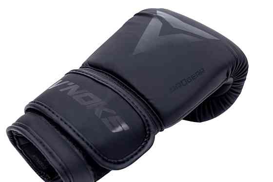 Тренувальні снарядні рукавички для боксу шінгарти V`Noks Ultima Black чорні розмір S/M Київ