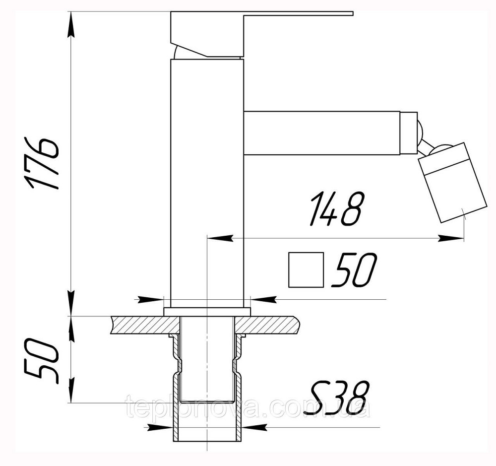 Змішувач для біде Globus Lux SICILIA SBQ-106 Чернівці - фото 6