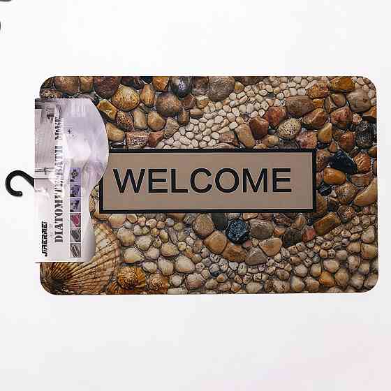 Jiamat Килимок придверний Welcome Form 38*58 см діатомітовий HP-42-39 Коломия