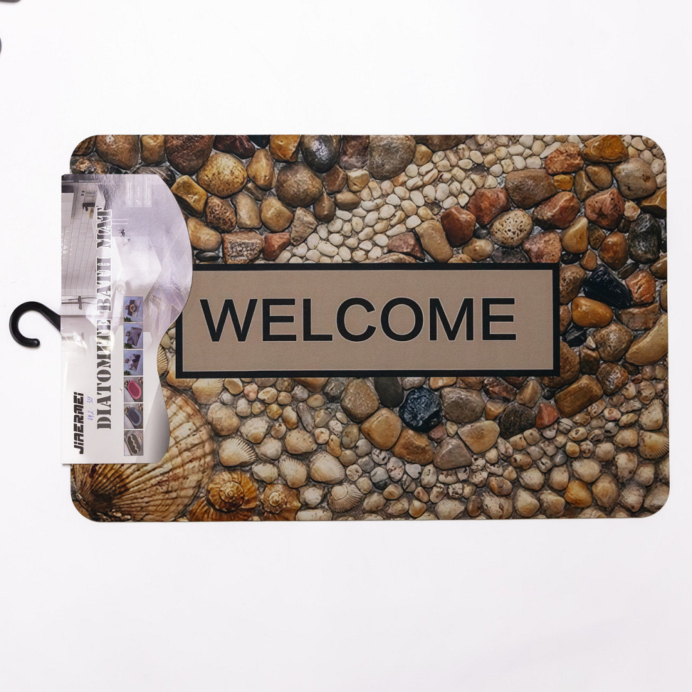 Jiamat Килимок придверний Welcome Form 38*58 см діатомітовий HP-42-39 Коломия - фото 3