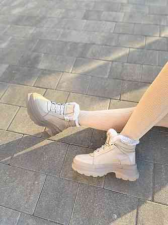 Черевики жіночі BR 07 капучіно шкіра натуральна зимові 39р. (4895) Коломия