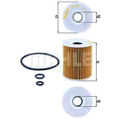 Фільтр масляний Mahle OX422DECO Вінниця