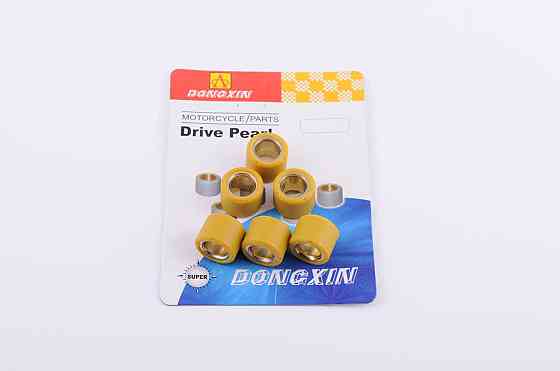 Ролики варіатора скутер 4 Т Китай 125/150 18*14 11,5г (жовті) Мукачево