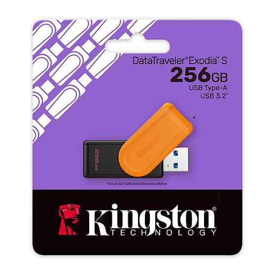 Flash Drive Kingston DTXS 256GB USB 3.2 Gen 1 DataTraveler Exodia S (7128637) Київ