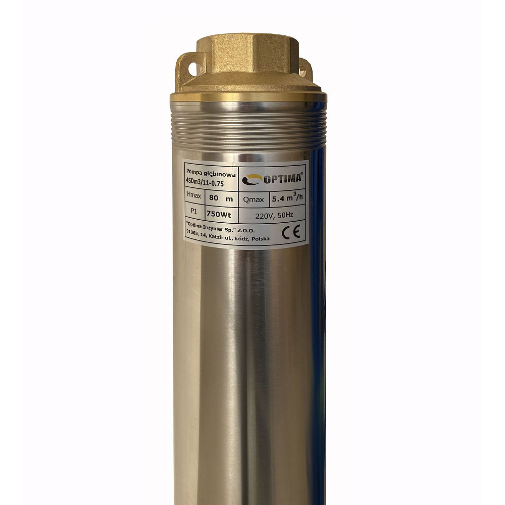 Насос свердловинний з підв, стійк, до піску OPTIMA 4 SDm 3/11 0,75 кВт 80 м + пульт+кабель 50 м NEW Тернополь - изображение 7
