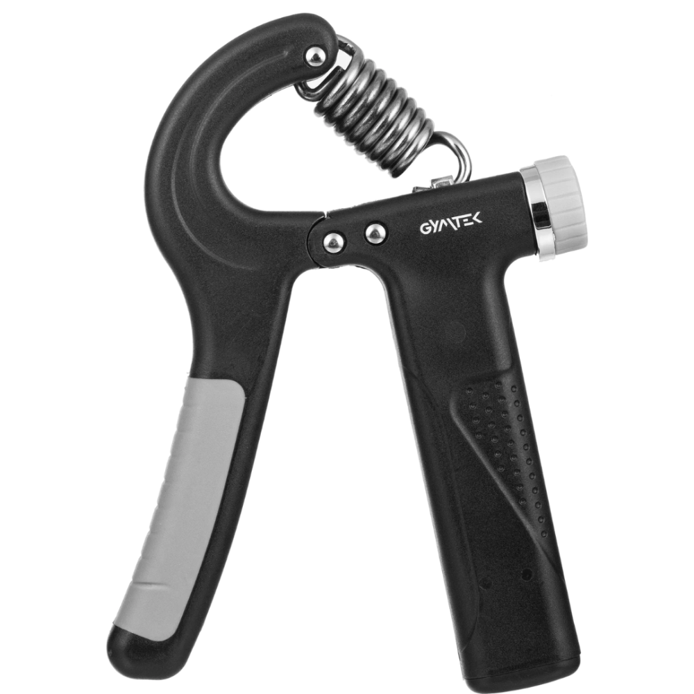 Еспандер регульований Gymtek 10-100кг з лічильником чорний Киев - изображение 2