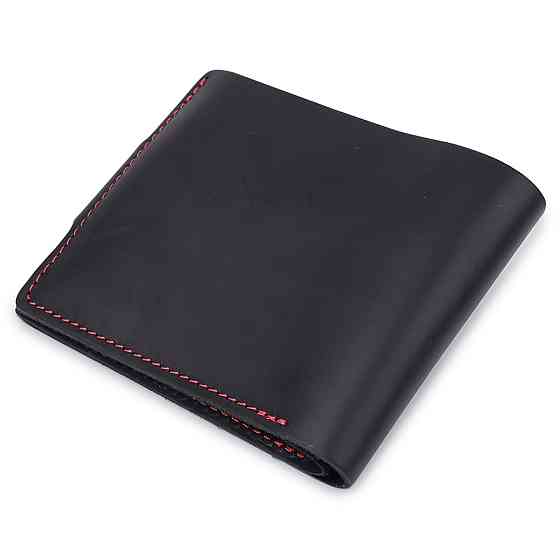 Кожаное матовое портмоне унисекс GRANDE PELLE 11542 Черный Киев