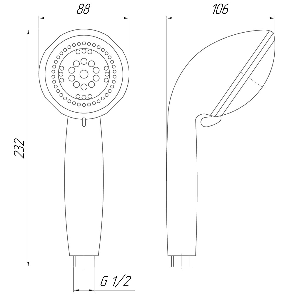 Душова лійка Topaz NF-2288-00-LOTUS Київ - фото 6