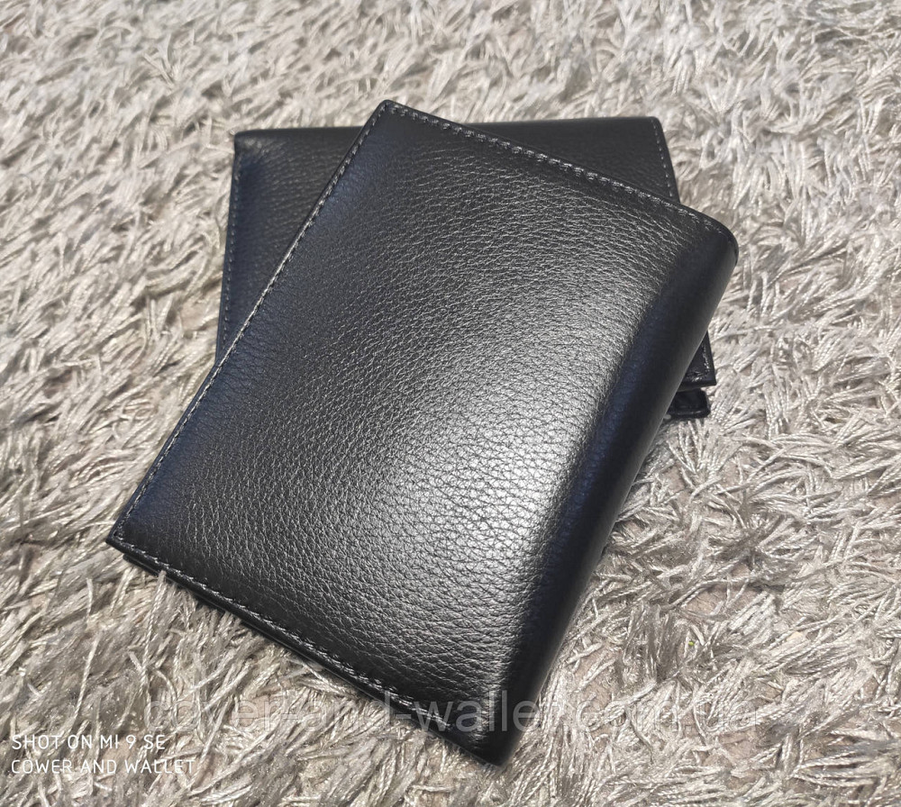 Мужской кожаный кошелек вертикального формата на магнитной фиксации MD 22-633 Киев - изображение 9