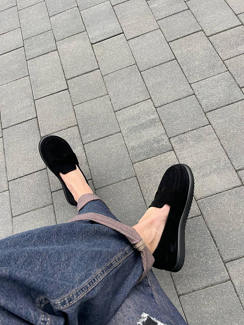 Zemira Балетки жіночі M.KRAFT T-79 чорні (весна-осінь, замша натуральна) (5788) Коломыя - изображение 8