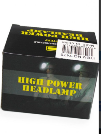 Фонарик налобный High Power Head Lamp 300 люмен, 3 режима работы, на аккумуляторе, IPX4 7476 Киев