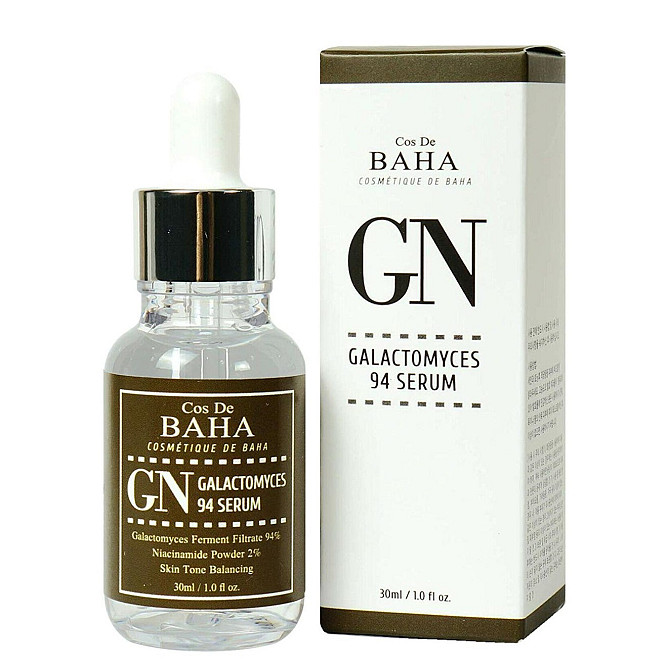 Сыворотка для сияния кожи с галактомиссисом и ниацинамидом GN Galactomyces 94 Serum Cos de Baha 30 мл Винница - изображение 2