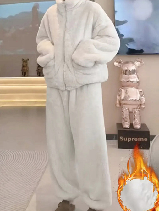 🤍 М’який плюшевий теплий костюм — затишок і ніжність у кожному русі! ❄️🔥 Київ - фото 4