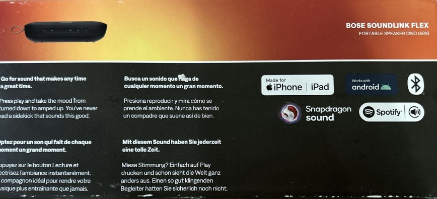 Акустика Bose SoundLink Flex (2nd Gen) Black . Харьков - изображение 6