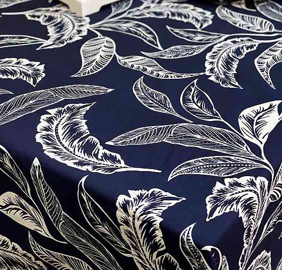 Ecotton Скатертина Ecotton DUCK 170х200 см водовідштовхувальна синя 2894-25 Blue Киев