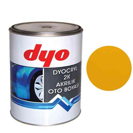 1028 RAL жовтий, фарба автомобільна акрилова Dyo 1л (без затв.) Київ