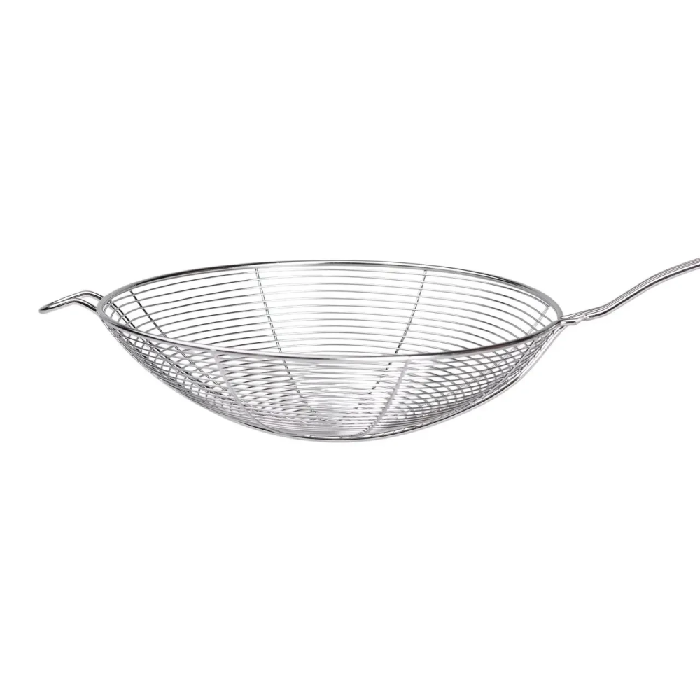 Шумівка з нержавіючої сталі з ручкою Ø 20 см для фритюру HP-19-16-20CM Коломыя - изображение 2