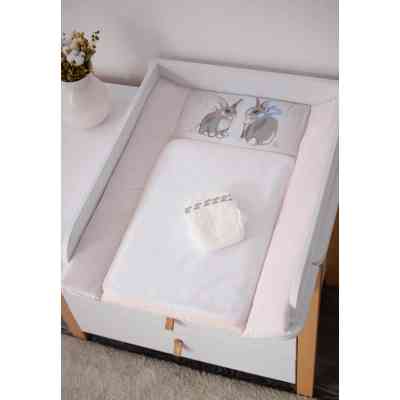 Пеленальный матрасик Верес Summer Bunny pink NEW 50х70 см (426.3.1) Винница