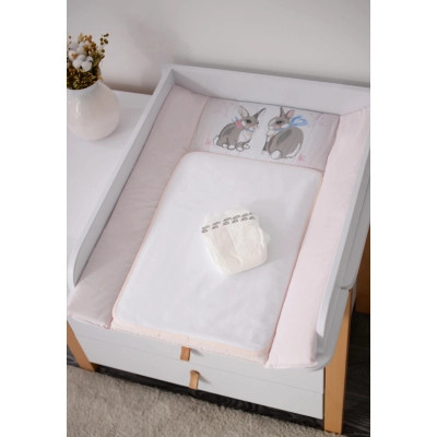 Пеленальный матрасик Верес Summer Bunny pink NEW 50х70 см (426.3.1) Винница - изображение 1