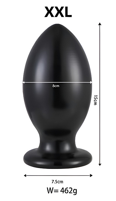 Анальная пробка OYO YQM-087 (длина 15 см, диаметр 8 см) Sex Aura Киев - изображение 4